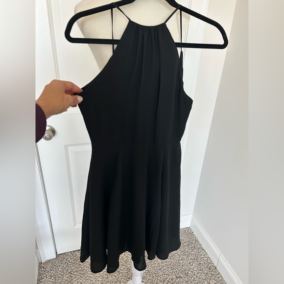 NWT Express halter neck black dress - Picture 9 of 12
